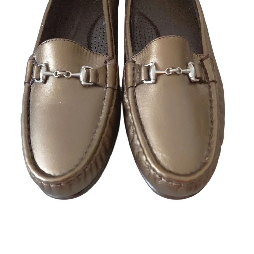 SAS Black Flats Comfortable Loafers